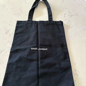 Saint Laurent Classic Black Canvas Tote